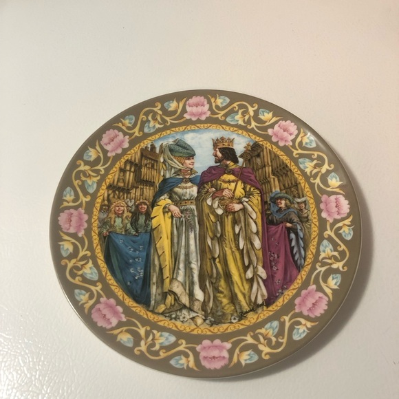 1987 Wedgwood King Arthur Decorative Plates 4, 5, & 6 Wedding Lancelot Knights - Picture 2 of 15